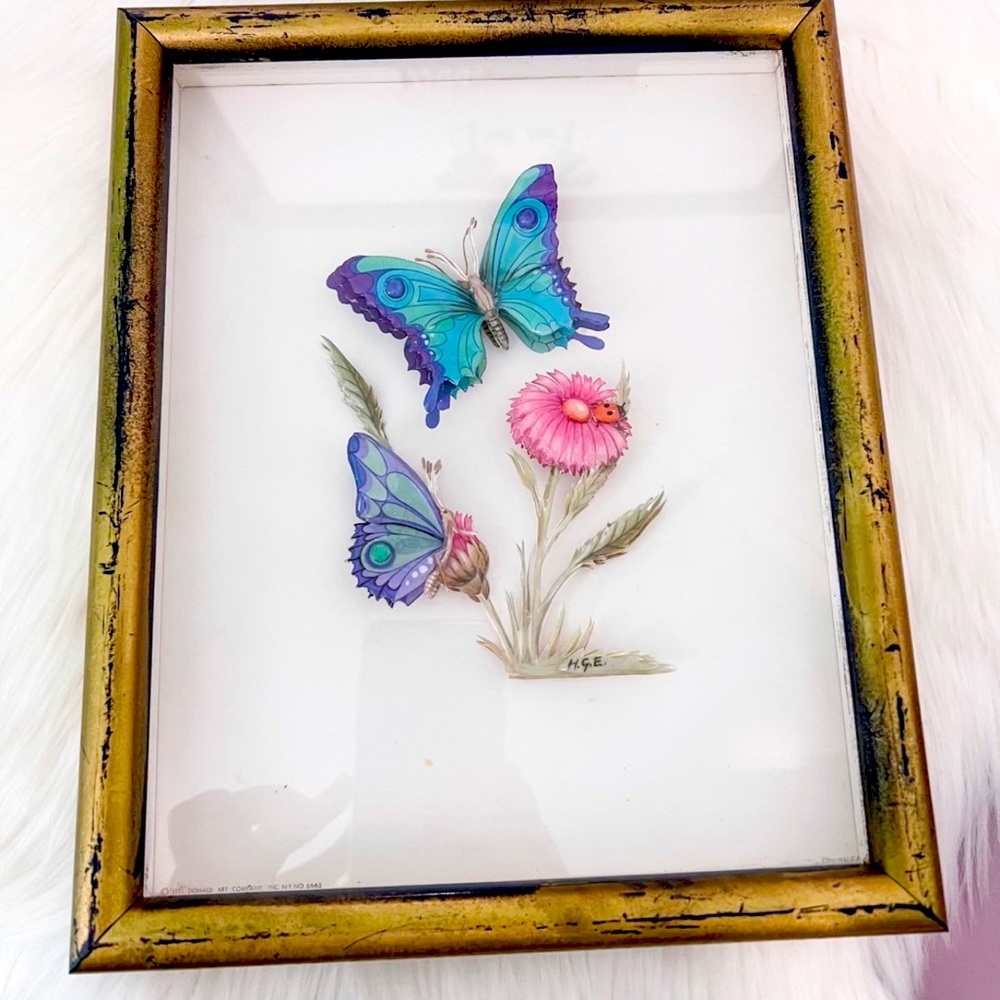 3-D Butterfly wall art